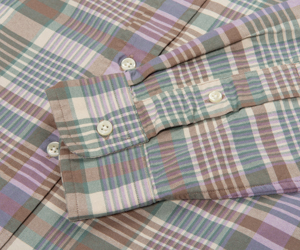 Polo Ralph Lauren Green Multi Check Custom Fit Shirt