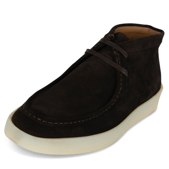 BOSS Clay_Desb_sdw Suede Boot Dark Brown