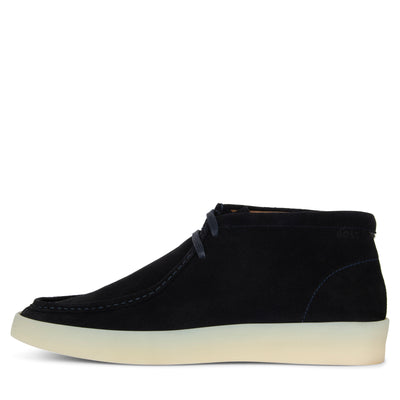 BOSS Clay_Desb_sdw Suede Boot Dark Blue