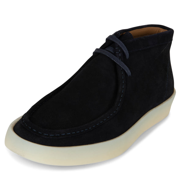 BOSS Clay_Desb_sdw Suede Boot Dark Blue