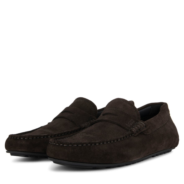 BOSS Noel_Mocc_sd Loafer Dark Brown