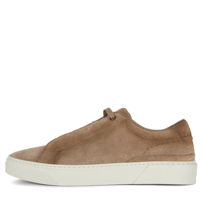 BOSS Gary_Tenn Suede Trainers Medium Beige