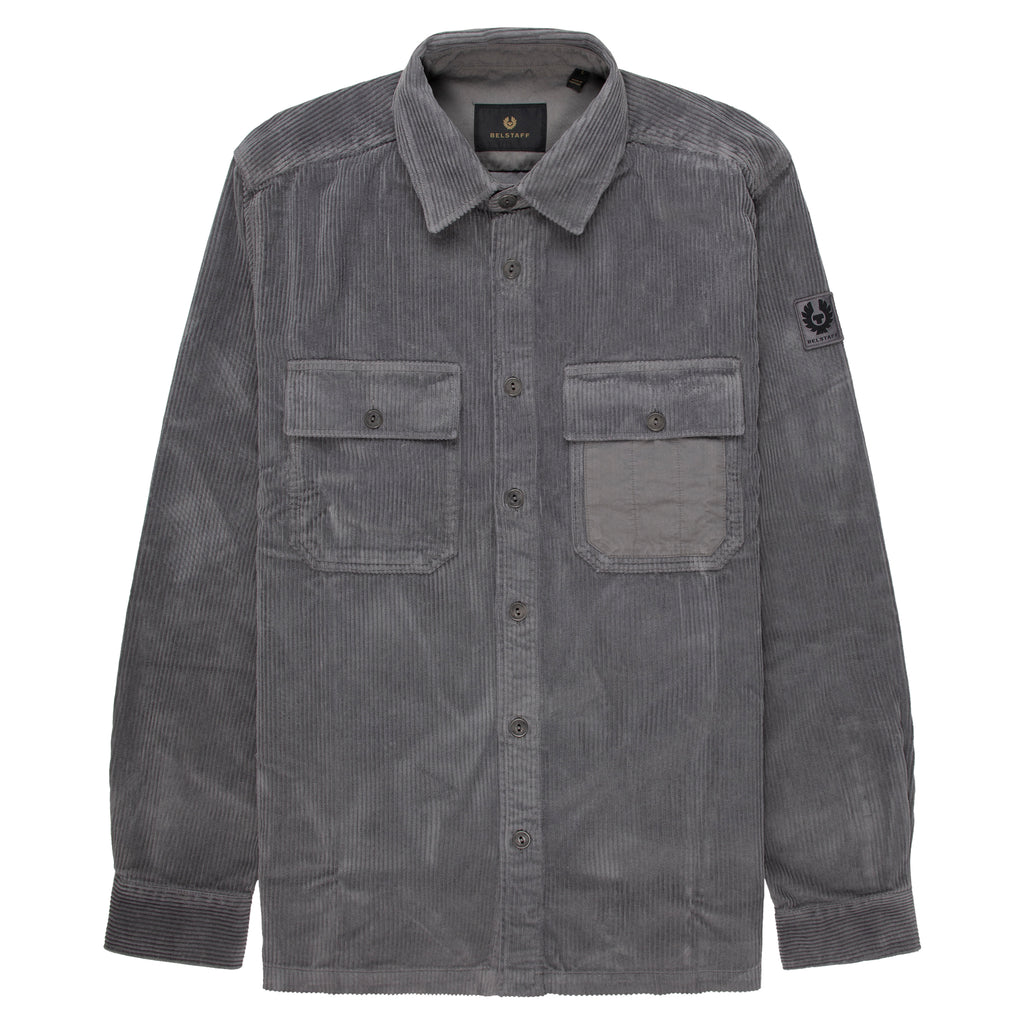 Belstaff Grey Fallgate Coduroy Shirt
