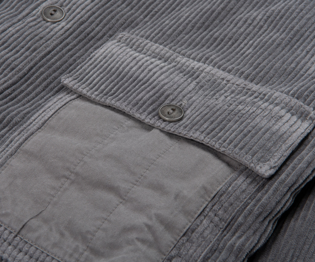 Belstaff Grey Fallgate Coduroy Shirt