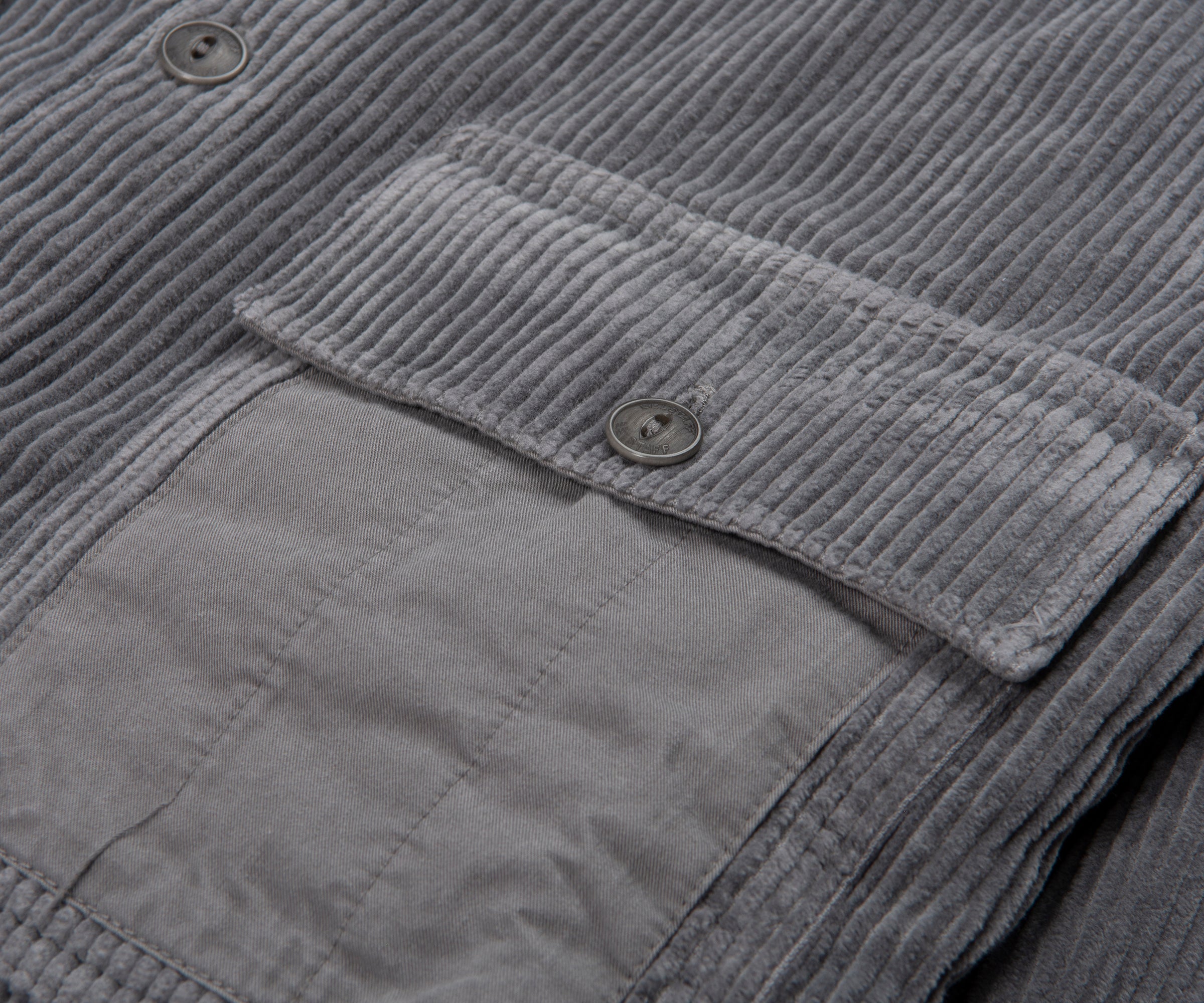 Belstaff Grey Fallgate Coduroy Shirt