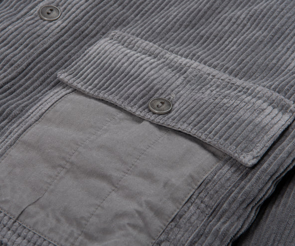 Belstaff Grey Fallgate Coduroy Shirt