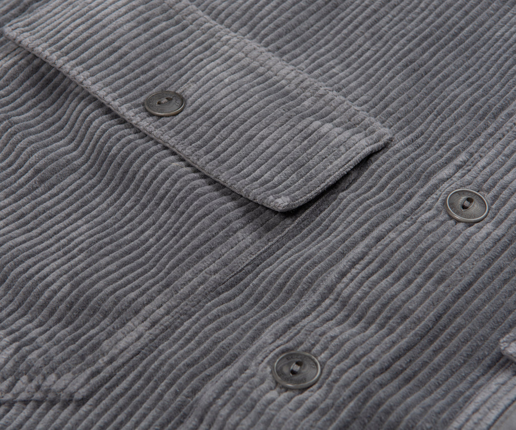 Belstaff Grey Fallgate Coduroy Shirt