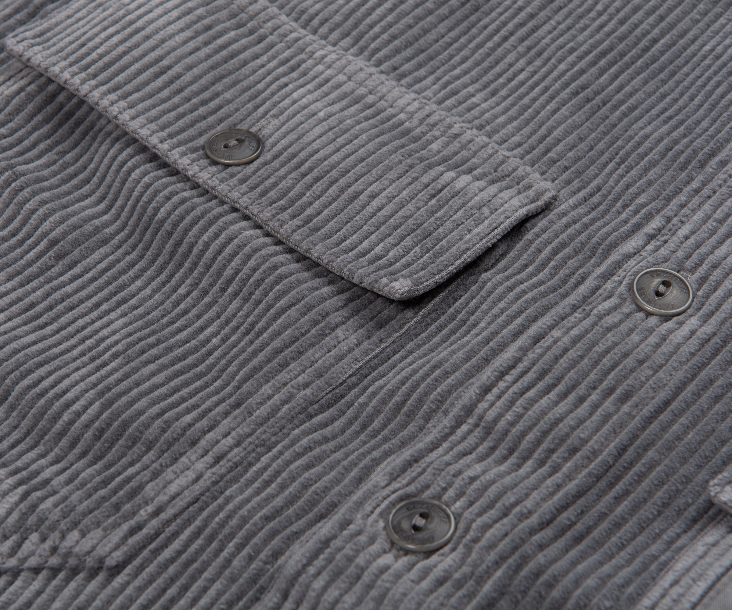 Belstaff Grey Fallgate Coduroy Shirt