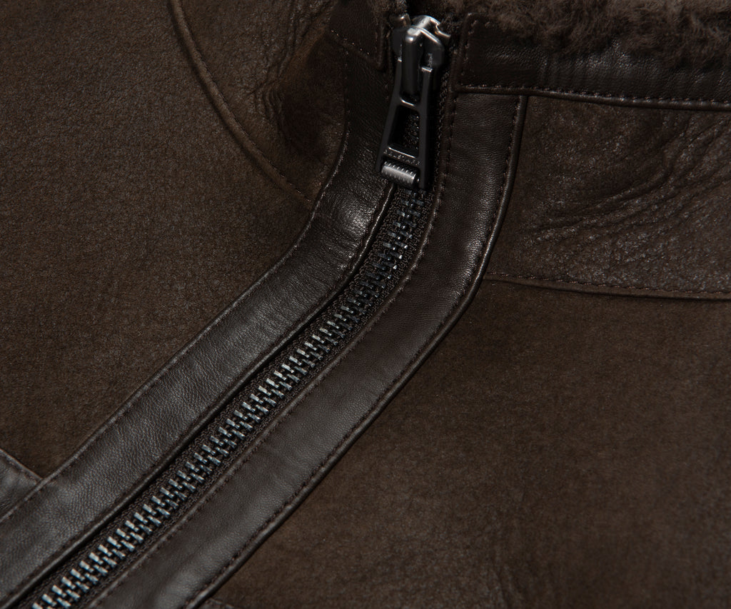 Belstaff Tundra Brown Shearling Jacket