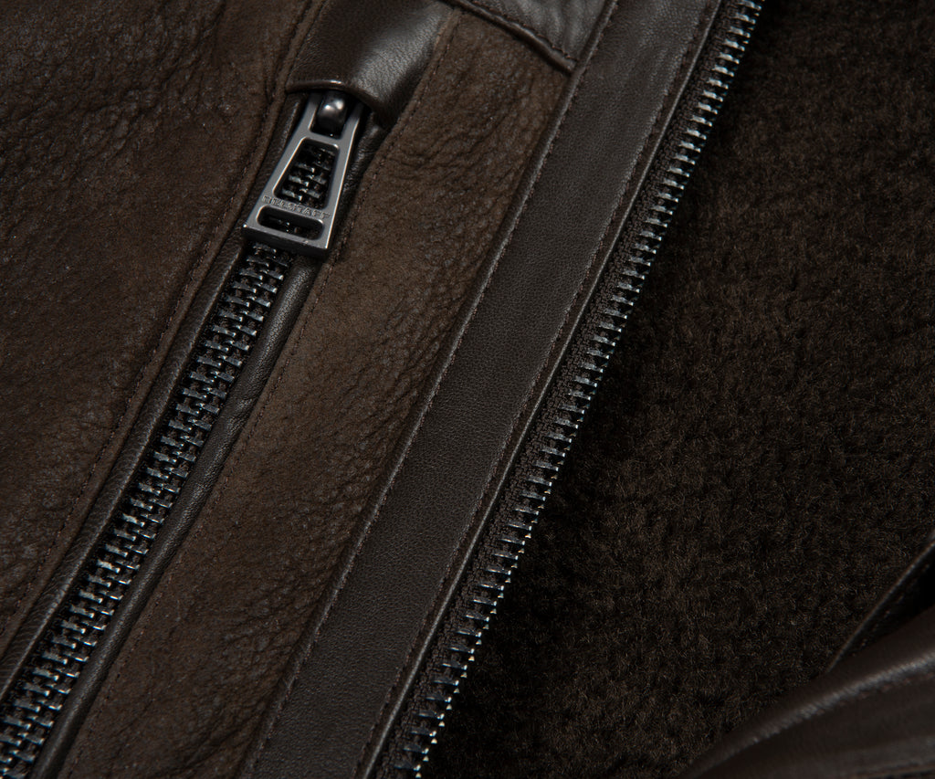 Belstaff Tundra Brown Shearling Jacket