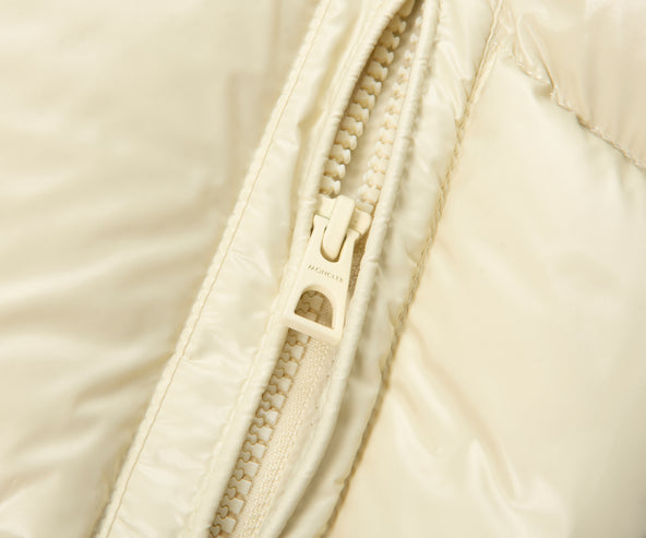 Moncler Lipsi Butter Yellow Felt Logo Gilet