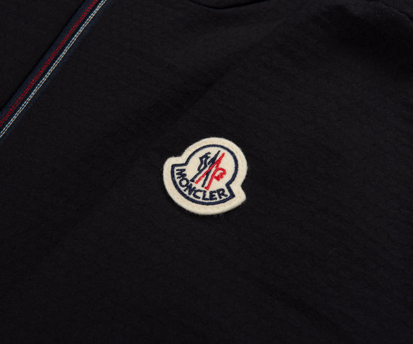 Moncler Naxos Black Textured Light Weight jacket