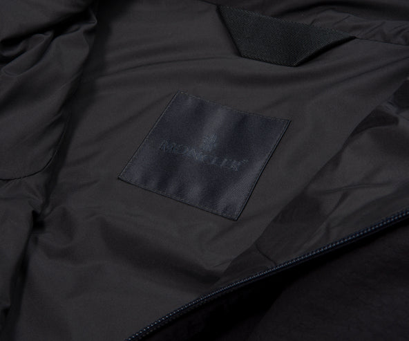 Moncler Naxos Black Textured Light Weight jacket