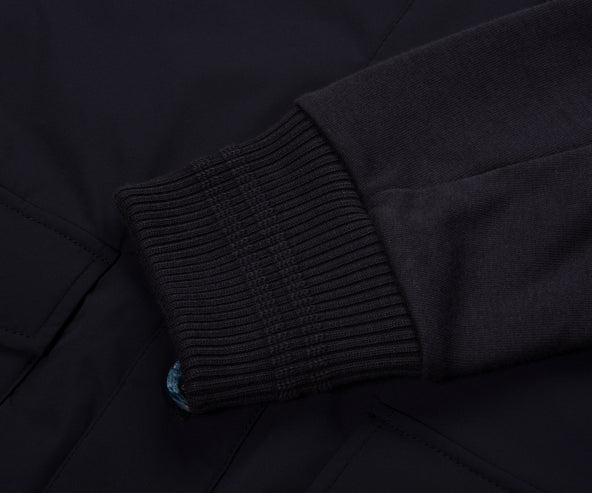 Herno Navy Blouson Full Button Jacket