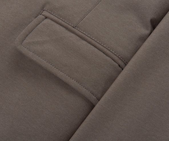 Herno Beige Technical Hooded Blazer