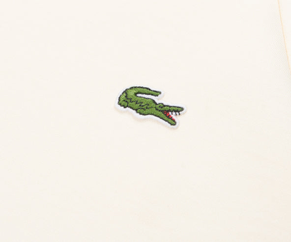 Lacoste White Zipped Track-Top