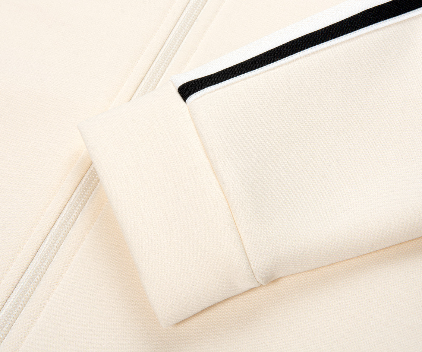 Lacoste White Zipped Track-Top