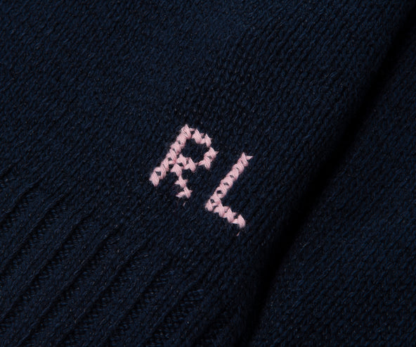 Polo Ralph Lauren Navy/Pink Teddy Bear Jumper