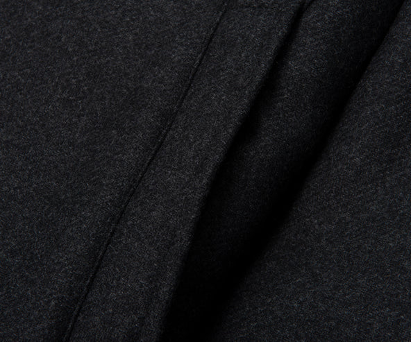 Herno Grey Fur Collard Woolen Overcoat