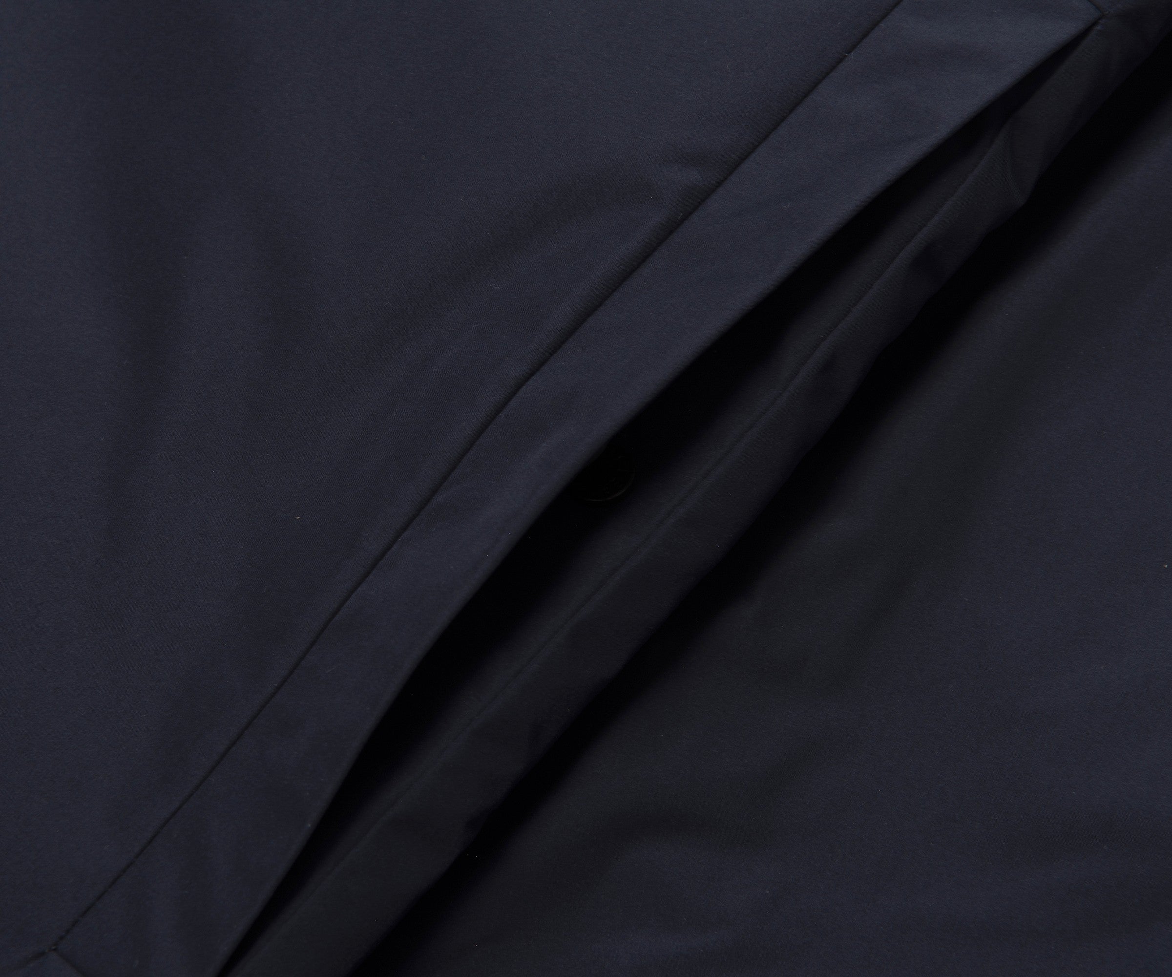 Moncler Navy Light Weight Overshirt Leather Badge