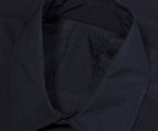 Moncler Navy Light Weight Overshirt Leather Badge