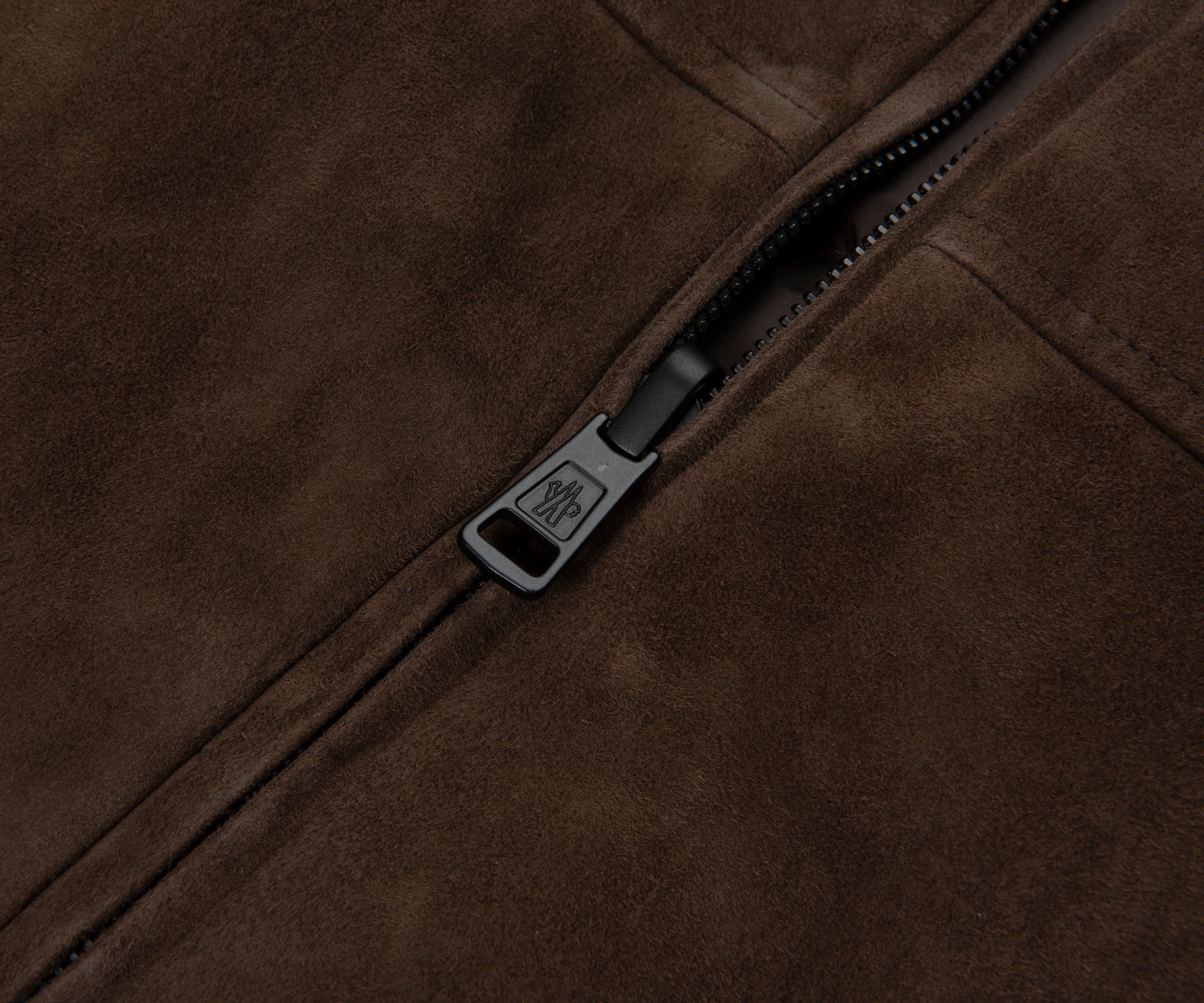 Moncler Brown Cernay Suede Reversible Jacket