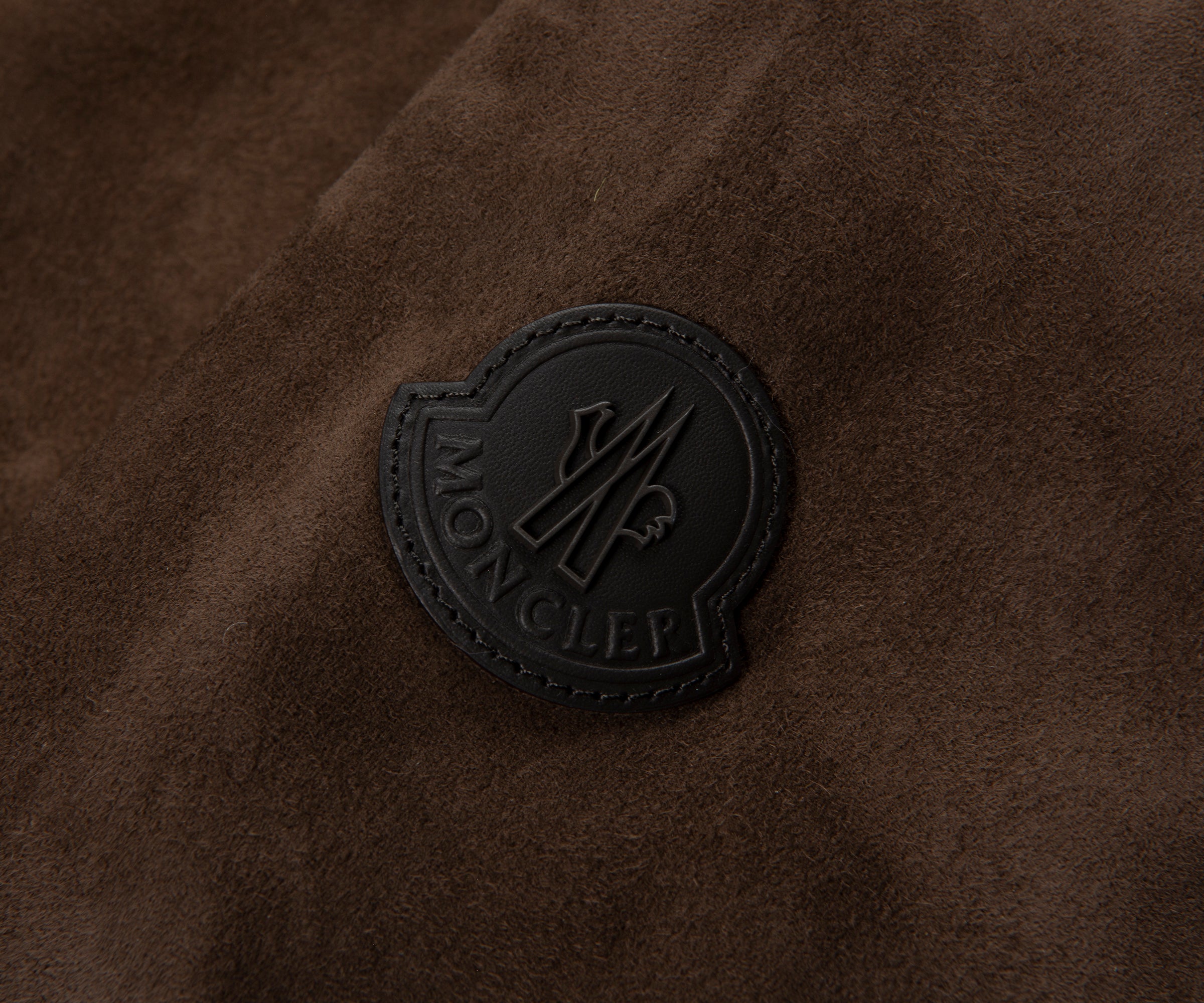 Moncler Brown Cernay Suede Reversible Jacket