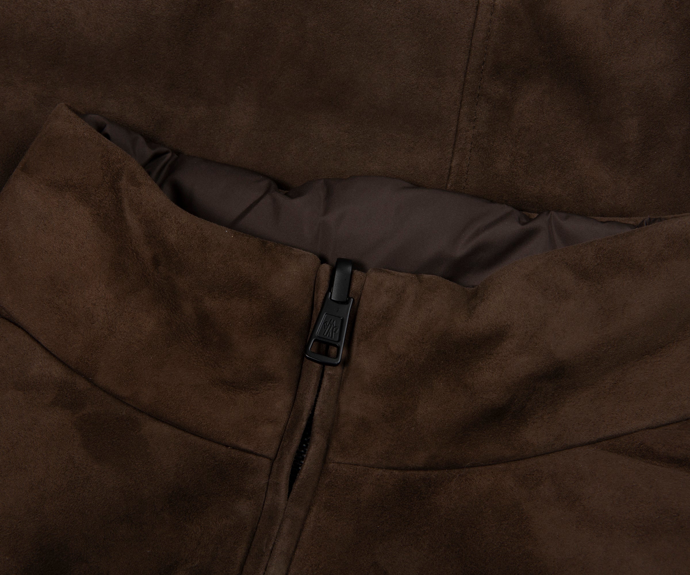 Moncler Brown Cernay Suede Reversible Jacket
