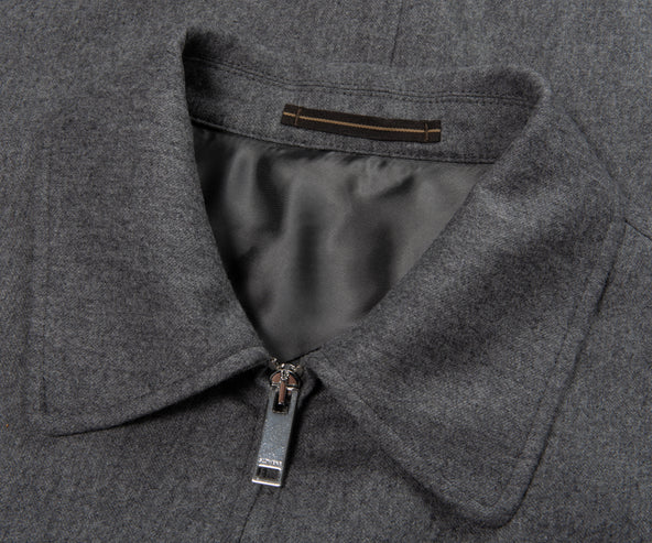Slowear Grey Full Zip Sports Jacket