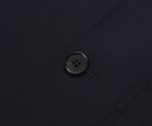 Slowear Navy Wool Chore Jacket