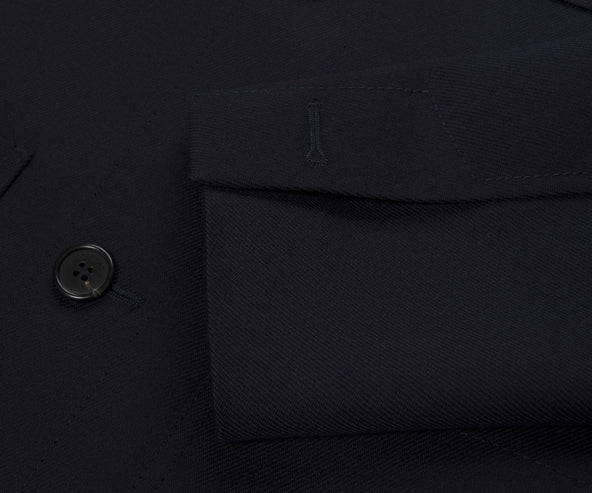 Slowear Navy Wool Chore Jacket