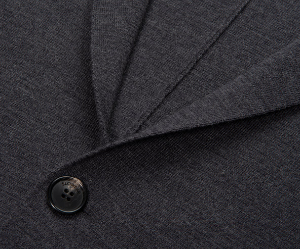 Slowear Grey Heavy Knitted Blazer