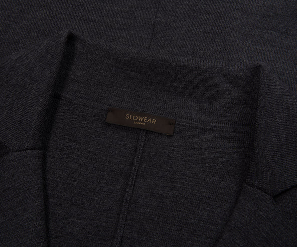 Slowear Grey Heavy Knitted Blazer