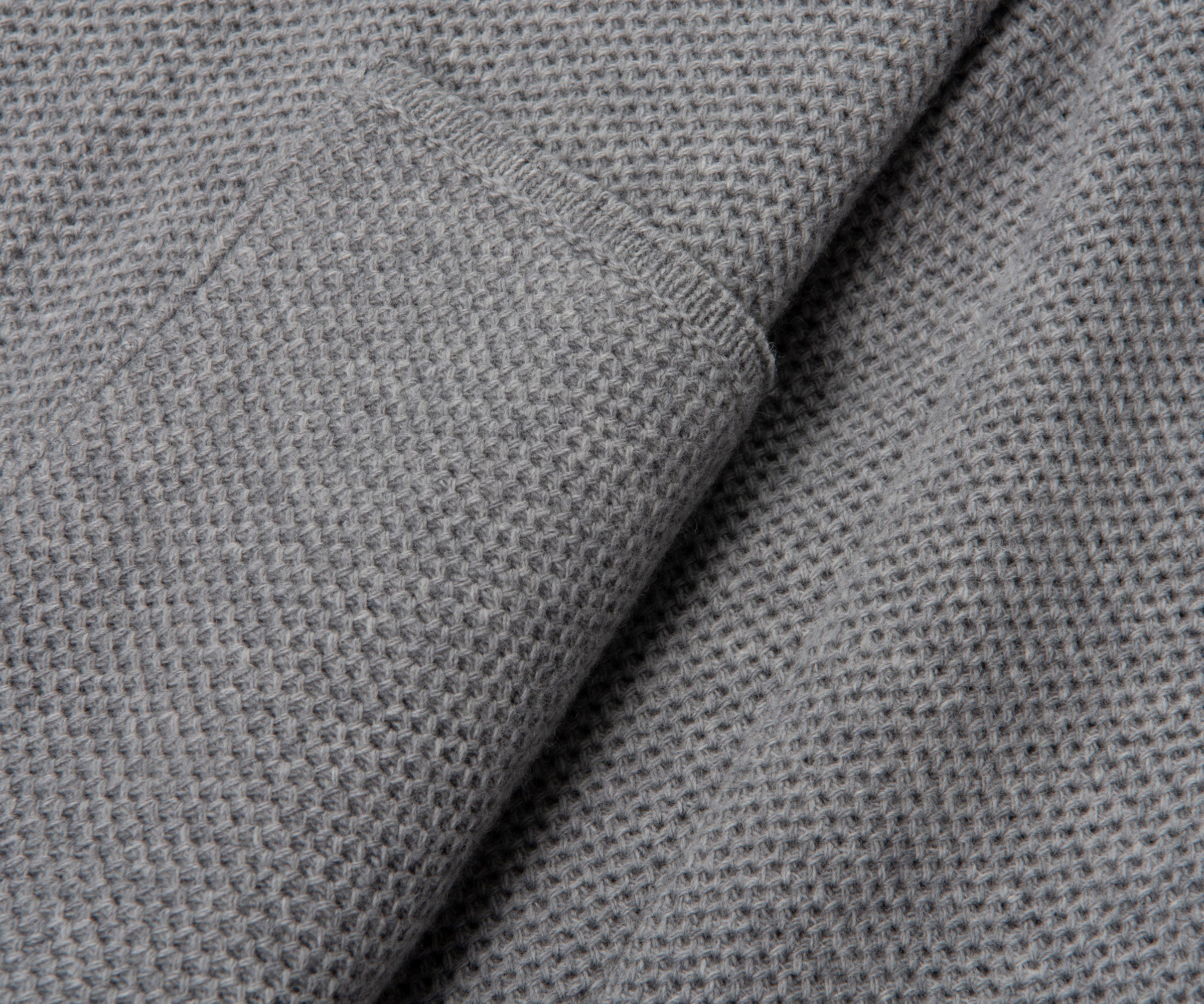 Paul & Shark Grey Waffle Merino Wool Blazer