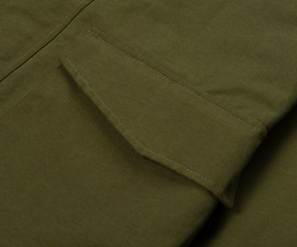 Drakes Olive Cotton Blouson Jacket