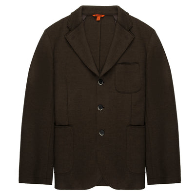 Barena Green Heavy Knitted Blazer