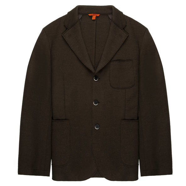 Barena Green Heavy Knitted Blazer