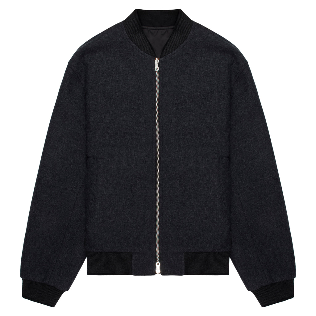 Dries Van Noten Black Vorries reversible Bomber Jacket
