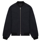 Dries Van Noten Black Vorries reversible Bomber Jacket