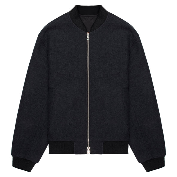 Dries Van Noten Black Vorries reversible Bomber Jacket