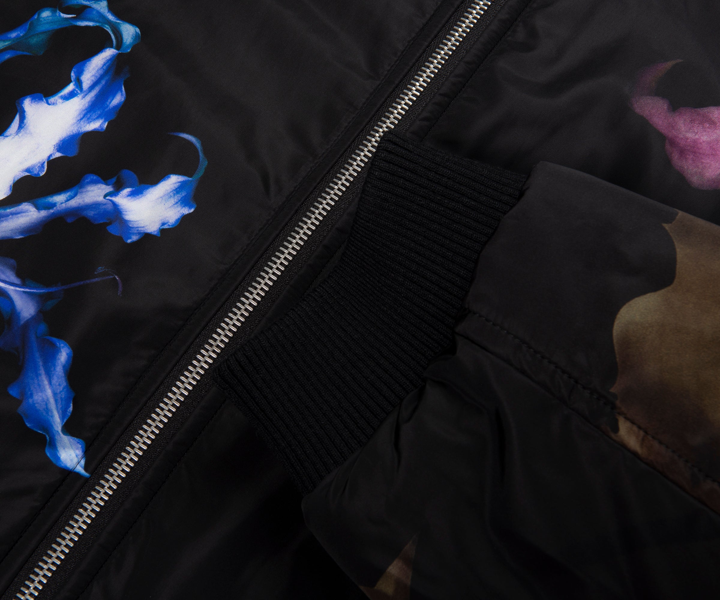 Dries Van Noten Black Vorries reversible Bomber Jacket