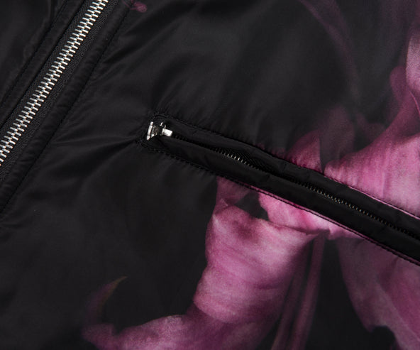 Dries Van Noten Black Vorries reversible Bomber Jacket
