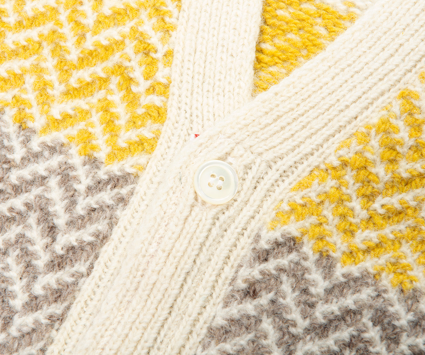 Thom Browne Multi Striped Herringbone Cardigan