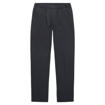 Herno Black Nylon Tie Waist Trousers