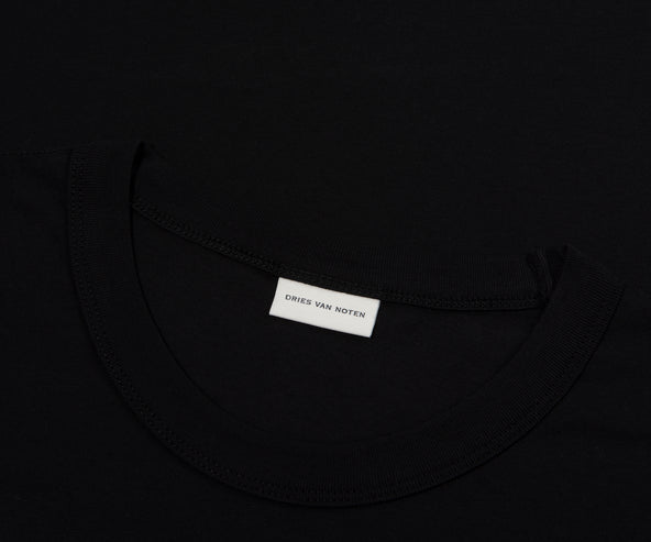 Dries Van Noten Sheer Black T-Shirt