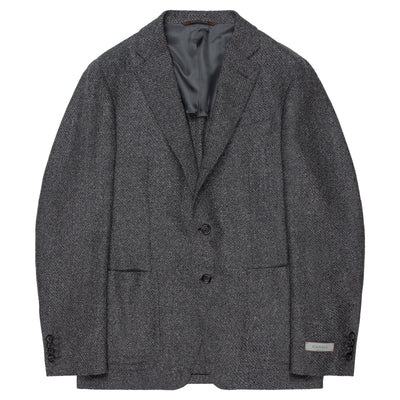 Canali Grey Kei Style Soft Wool Jacket
