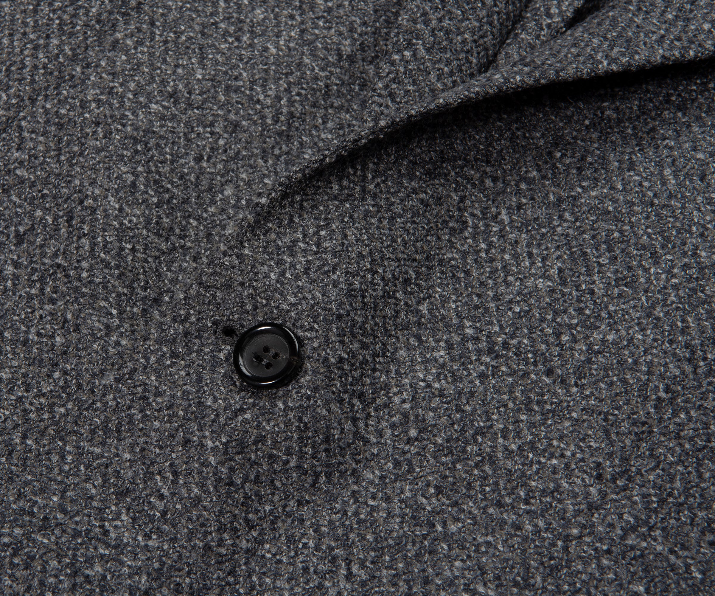 Canali Grey Kei Style Soft Wool Blazer Jacket