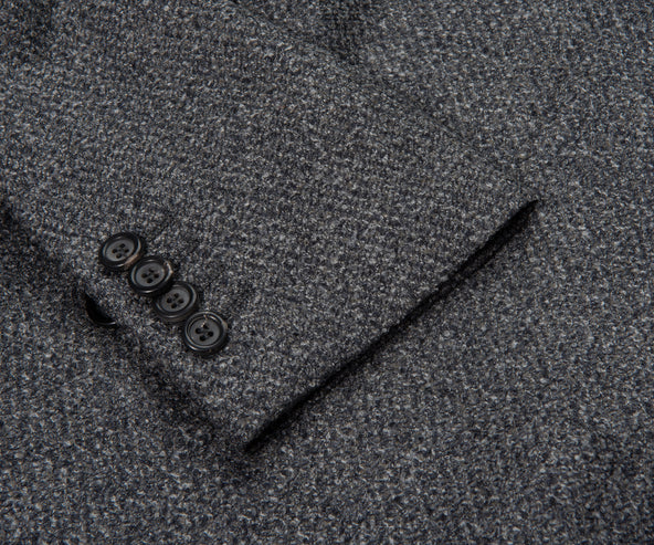 Canali Grey Kei Style Soft Wool Jacket