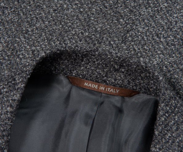 Canali Grey Kei Style Soft Wool Jacket