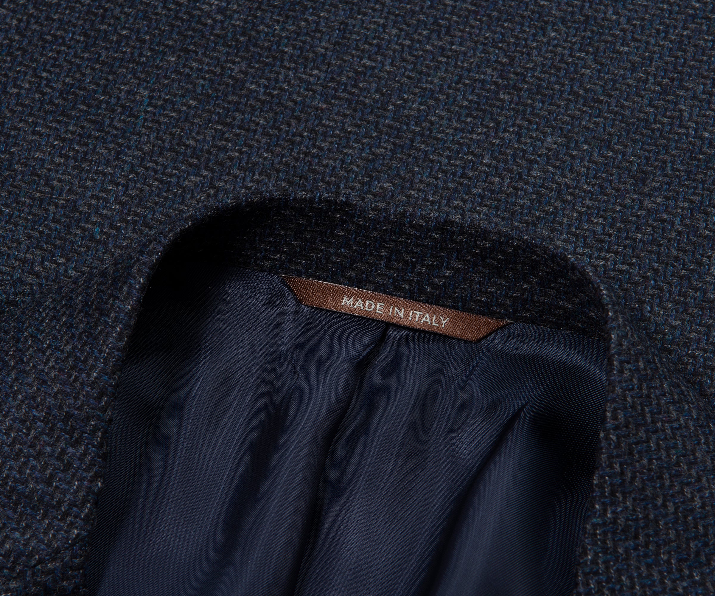 Canali Navy Kei Style Soft Wool Blazer Jacket